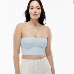 Sculpt Knit Cropped Tube Top